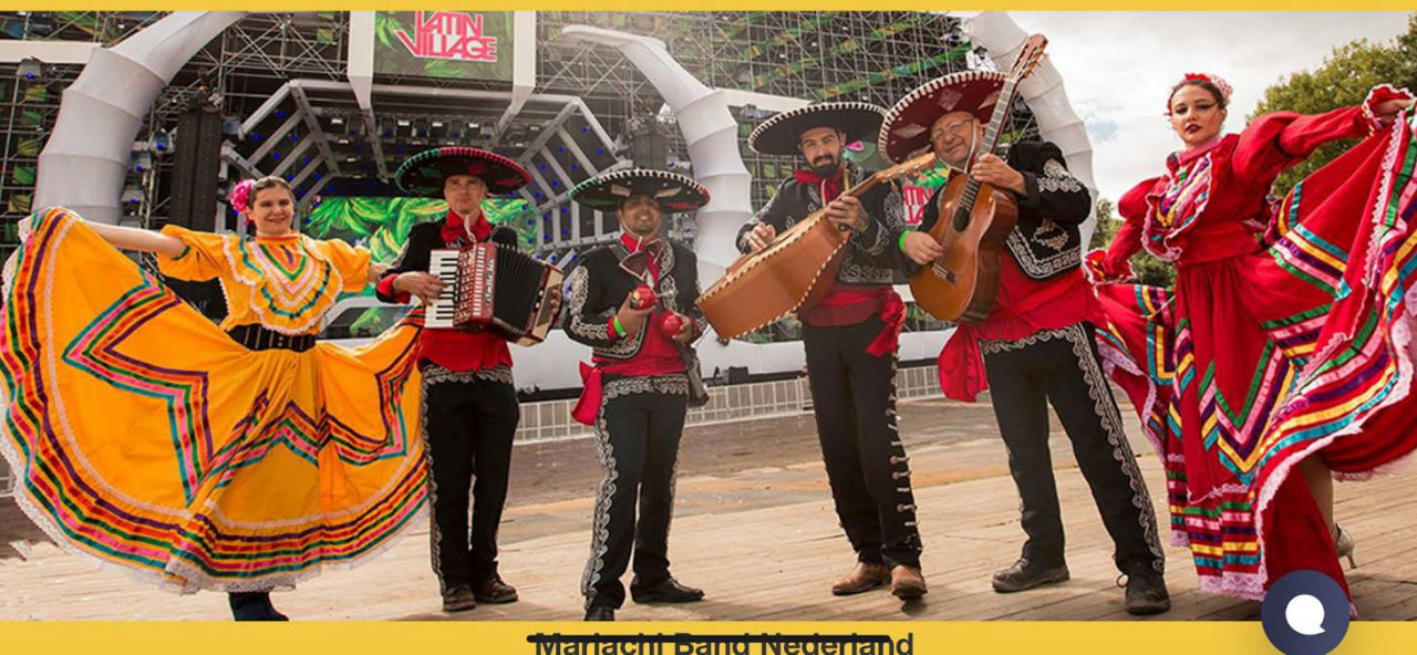 Kwartet Mexicaanse live muziek